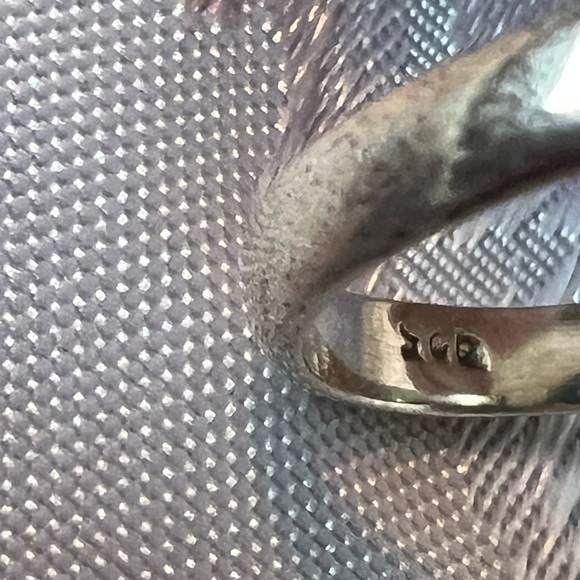 STERLING SILVER TURQUOISE RING 8.5 - Picture 4 of 9